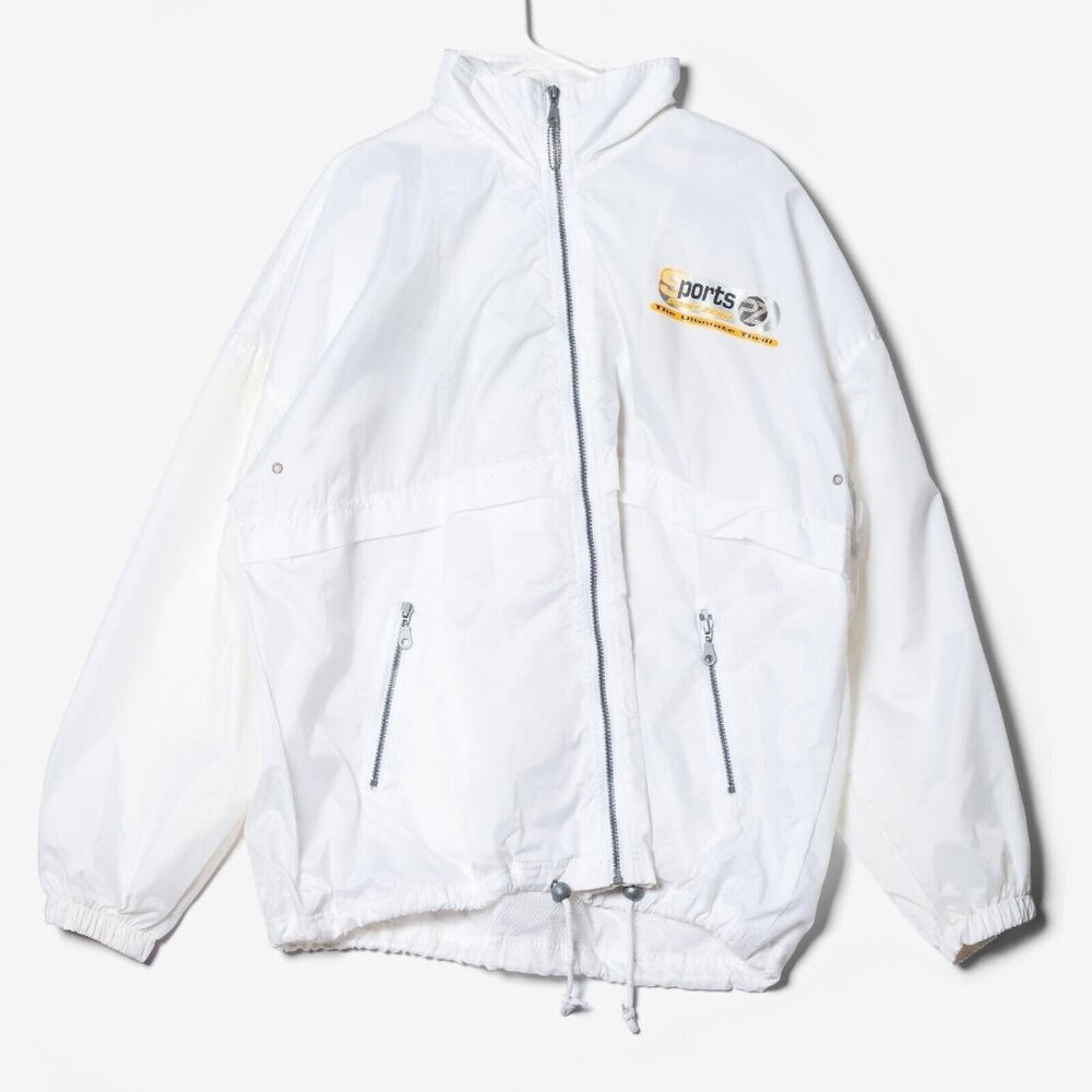 Vintage 90s Point Zero Windbreaker Jacket Men's Large